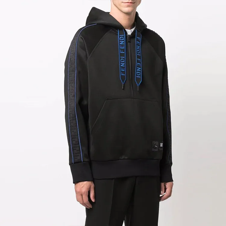 FENDI Sweatshirts Men Black-2