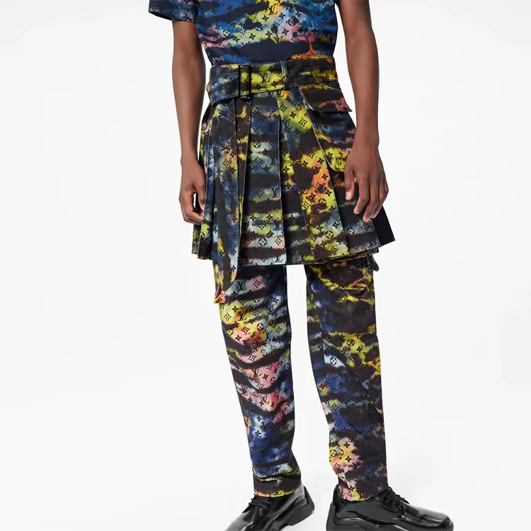 LOUIS VUITTON FW21 Denim Short Skirts Unisex-2