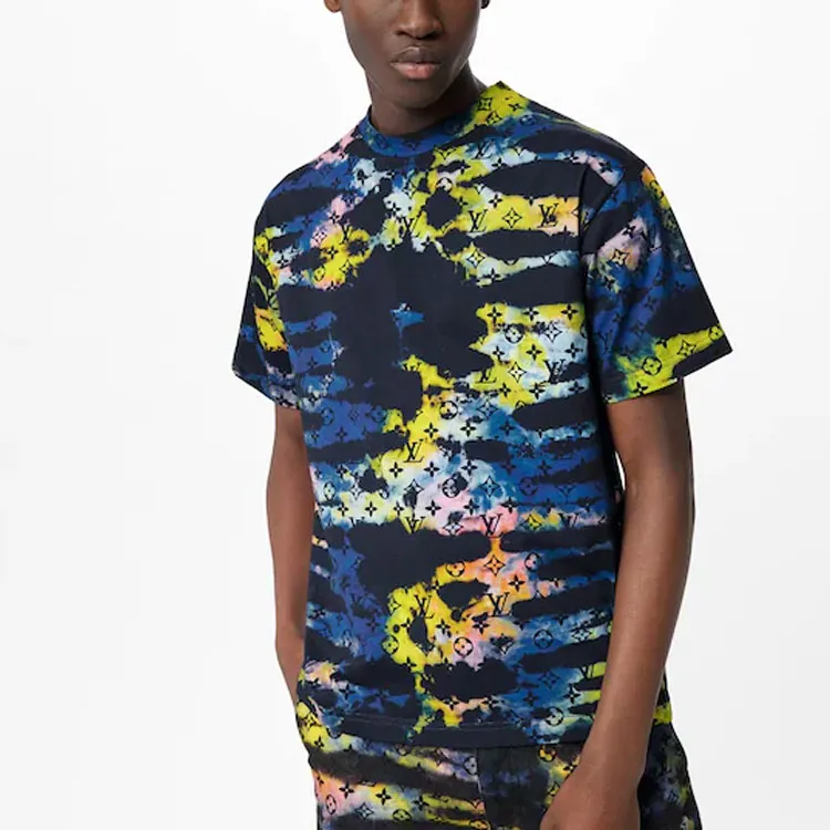 LOUIS VUITTON Monogram Tie & Dye Printed Tee-3