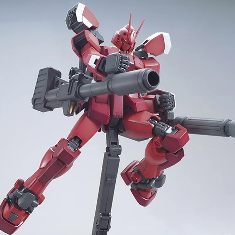 BANDAI Gundam Characters MG 1/100 Gundam Build Fighters Try PF 78 3A Astonishing Red Warrior Model Kits-2