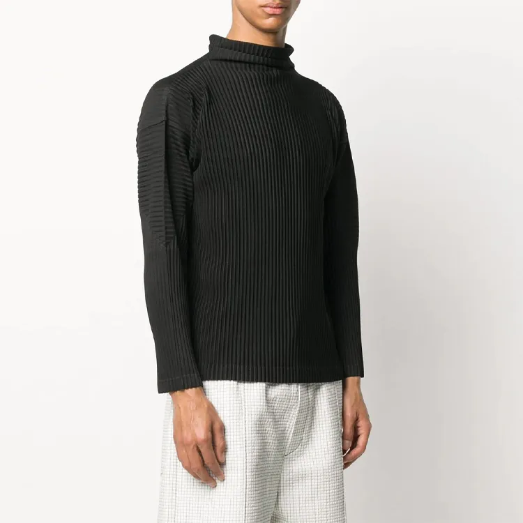 Homme Plissé Issey Miyake Sweaters Men Black-3
