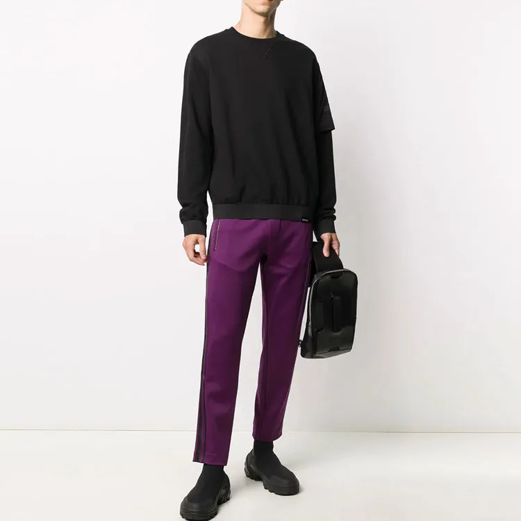 Moncler FW21 Knitted Sweatpants Men Purple-1