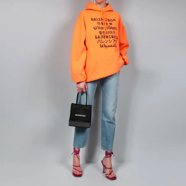 Balenciaga Sweatshirt Women's Neon Orange-2