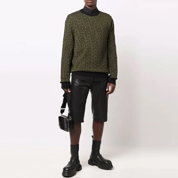 BALMAIN FW21 Sweater Men's Green-2