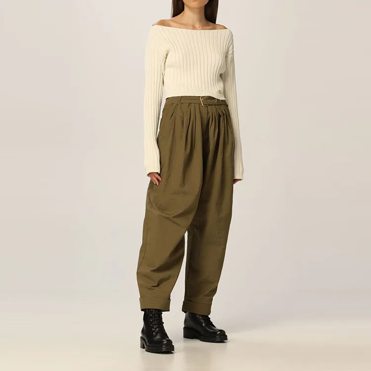 BALMAIN FW21 Fitted Sweater Women's White-5
