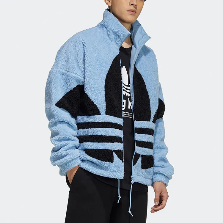 Adidas Originals Sherpa Jackets Unisex Sky Blue-2