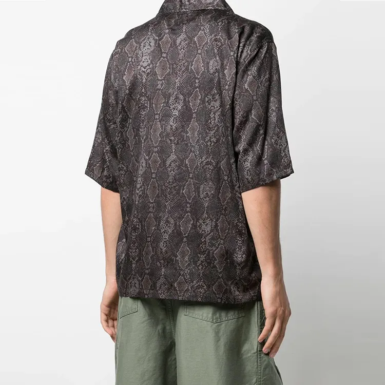 Needles Python Print Cabana Shirt-2