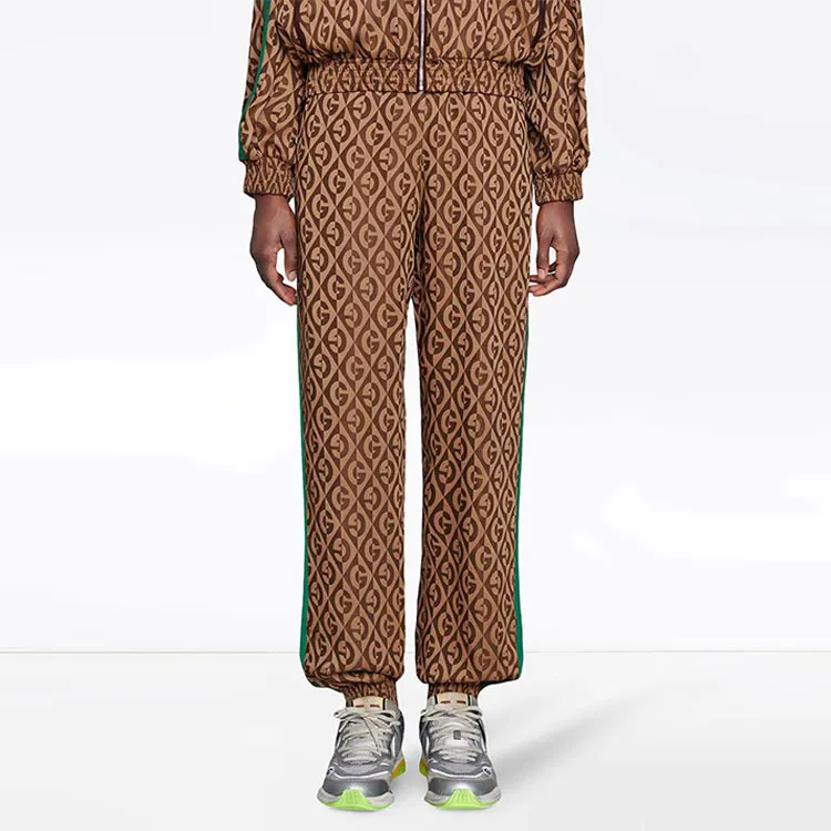 GUCCI Knitted Sports Pants Women's Umber-1