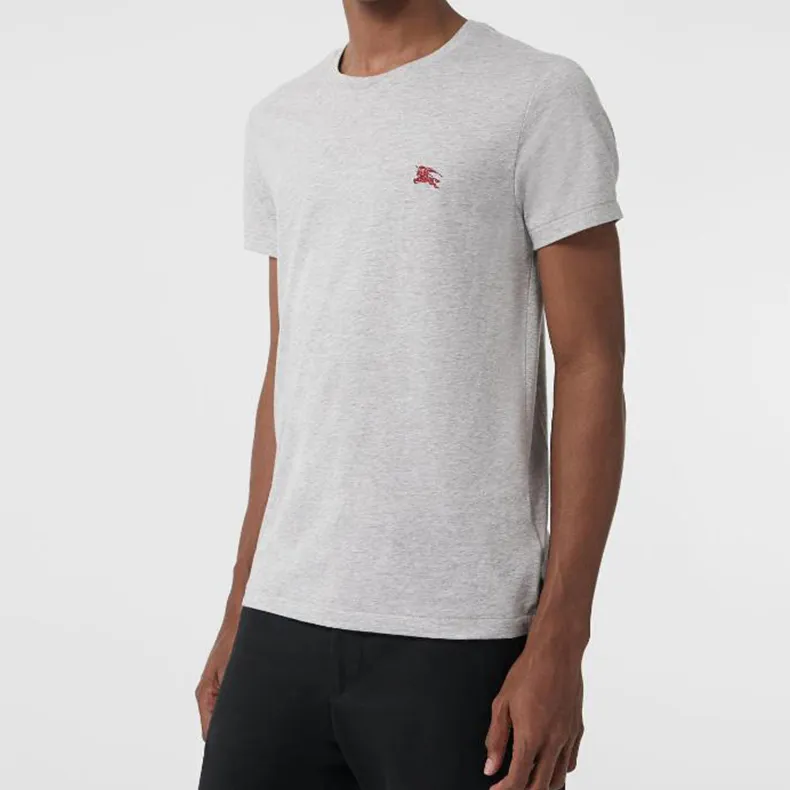 Burberry T Shirts Men Gray-2