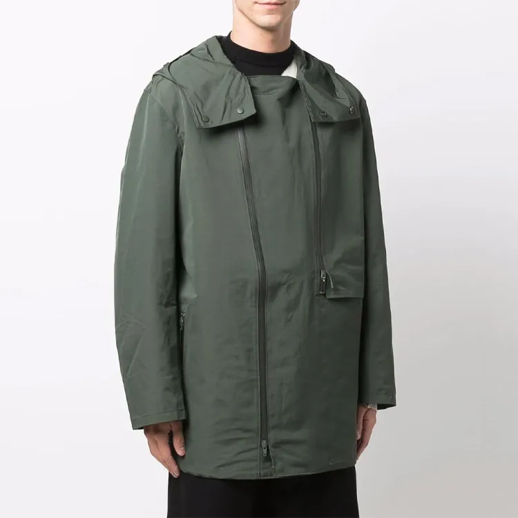 Y 3 Parka Coats Men Green-2
