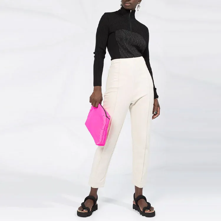 Y 3 FW21 Slim Fit Sweater Women's Black-1