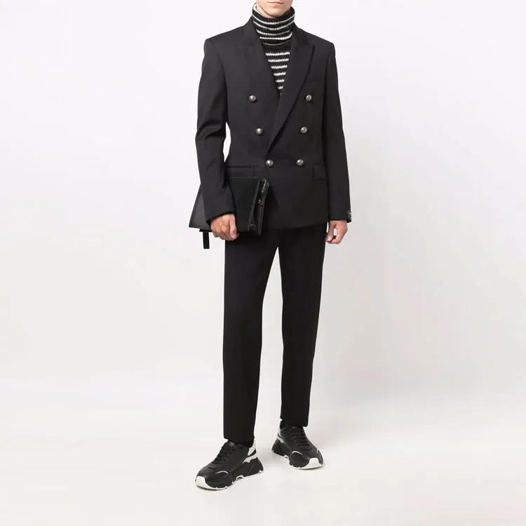 BALMAIN Double breasted Wool Blazer-1