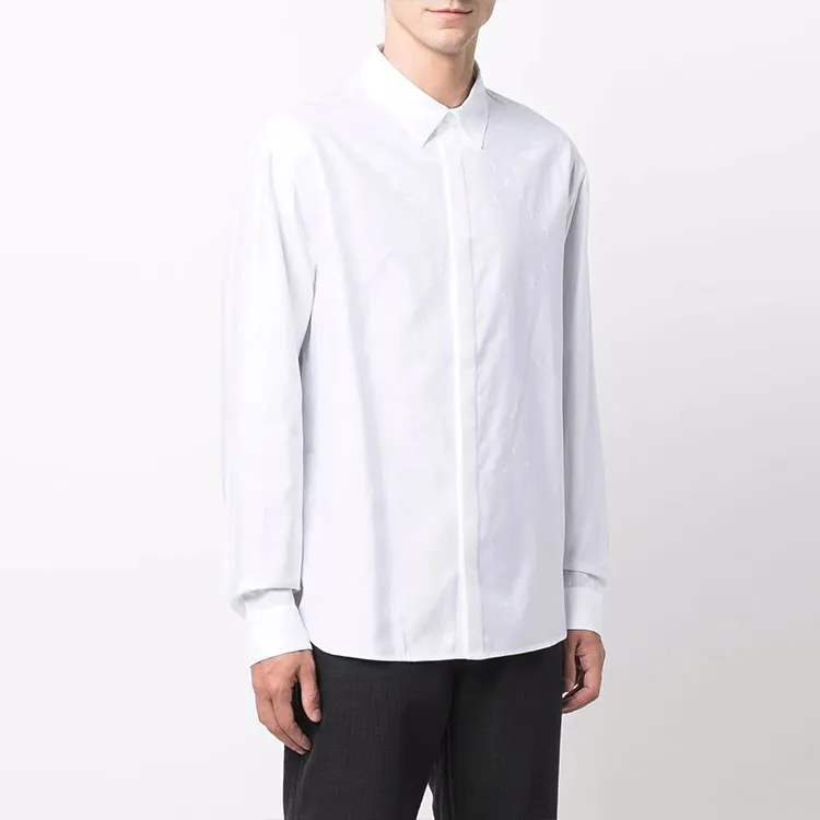 Marine Serre Shirts Men White-3