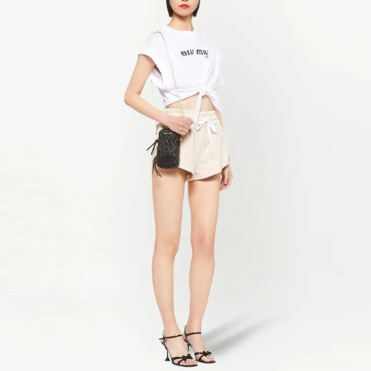 MIU MIU FW21 Casual Shorts Women's Dusty Pink-1