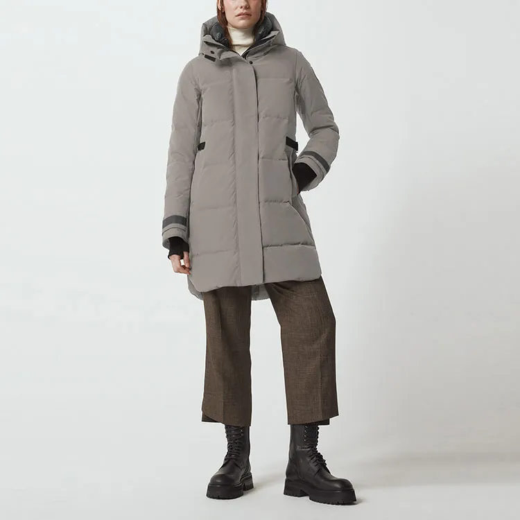 Canada Goose Bennett Collection Down Jackets Women's Lime Gray-1