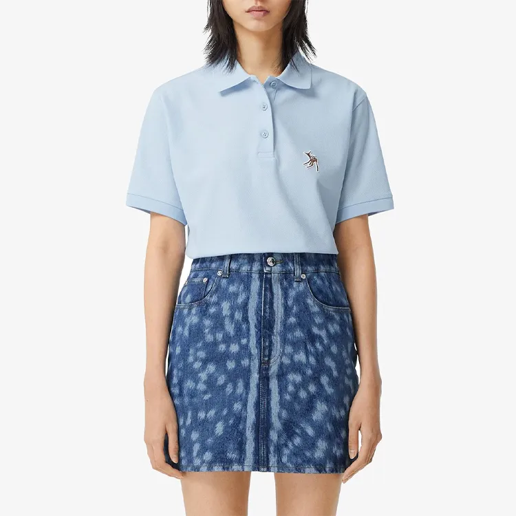 Burberry Polo Shirts Women's Blue-2