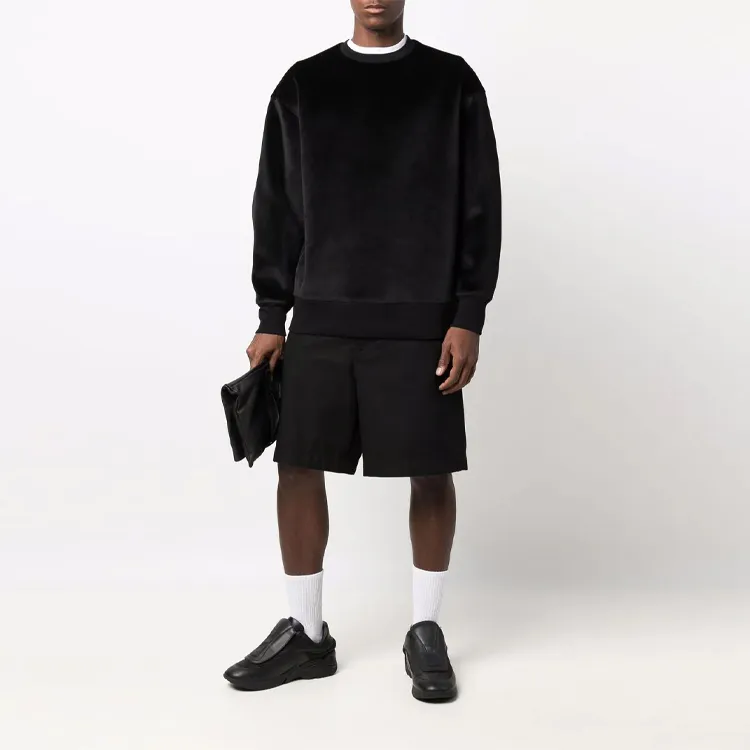 Y 3 Sweatshirts Unisex Black-1
