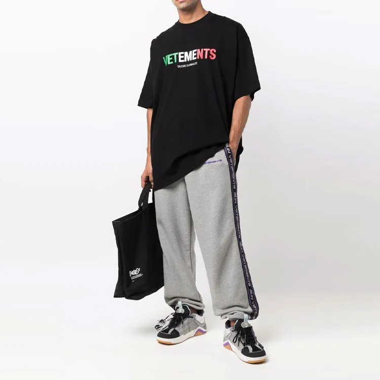 Vetements Knitted Sweatpants Unisex Gray-1