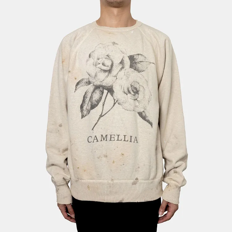 Saint Michael Camellia Raglan Sweatshirt-2