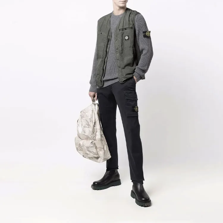 STONE ISLAND Cargo Pants Men Dark Blue-1