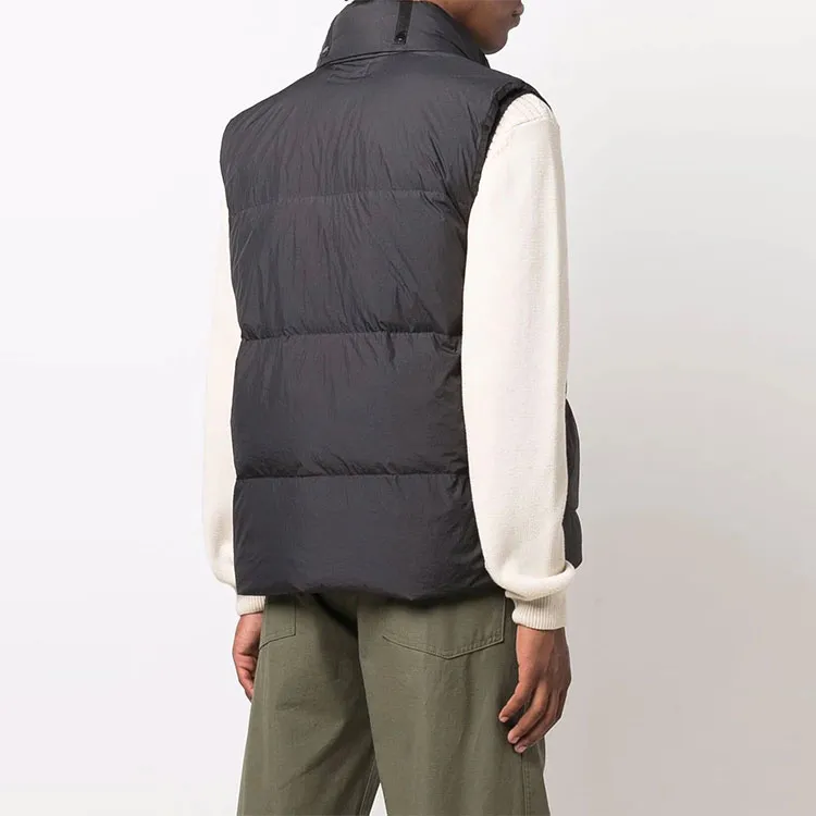 STONE ISLAND Vests Men Charcoal Gray-3