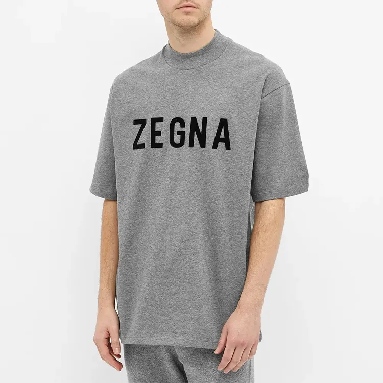 Zzegna X Fear Of God T Shirts Men Gray-2