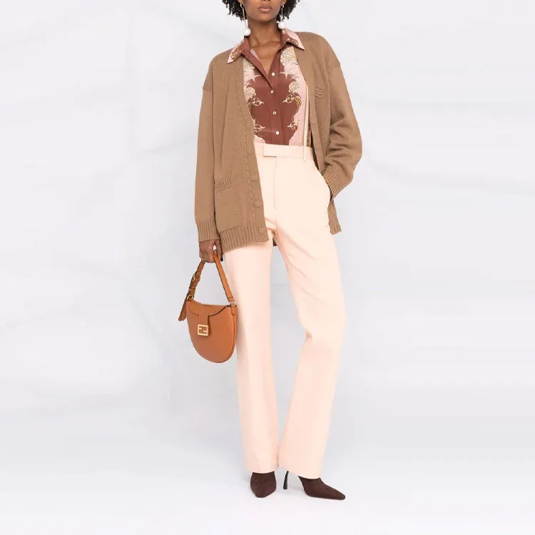 FENDI FW21 Knitwear Women's Brown-1