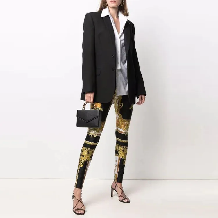 VERSACE Medusa Leggings Women's Black-1