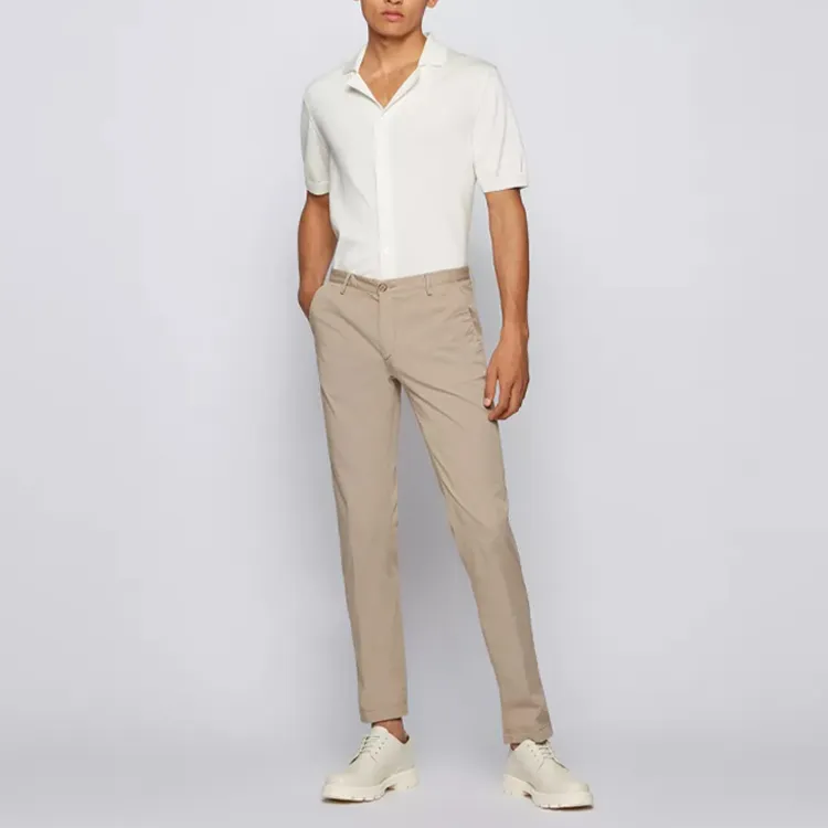 HUGO BOSS Casual Pants Men Greige-3