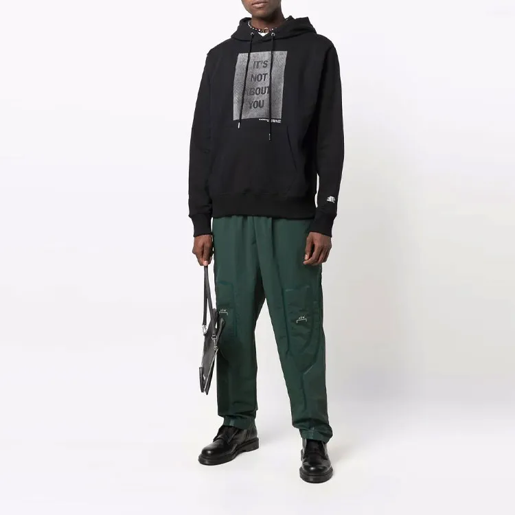 Helmut Lang X Hank Willis Slogan print Hoodie-3