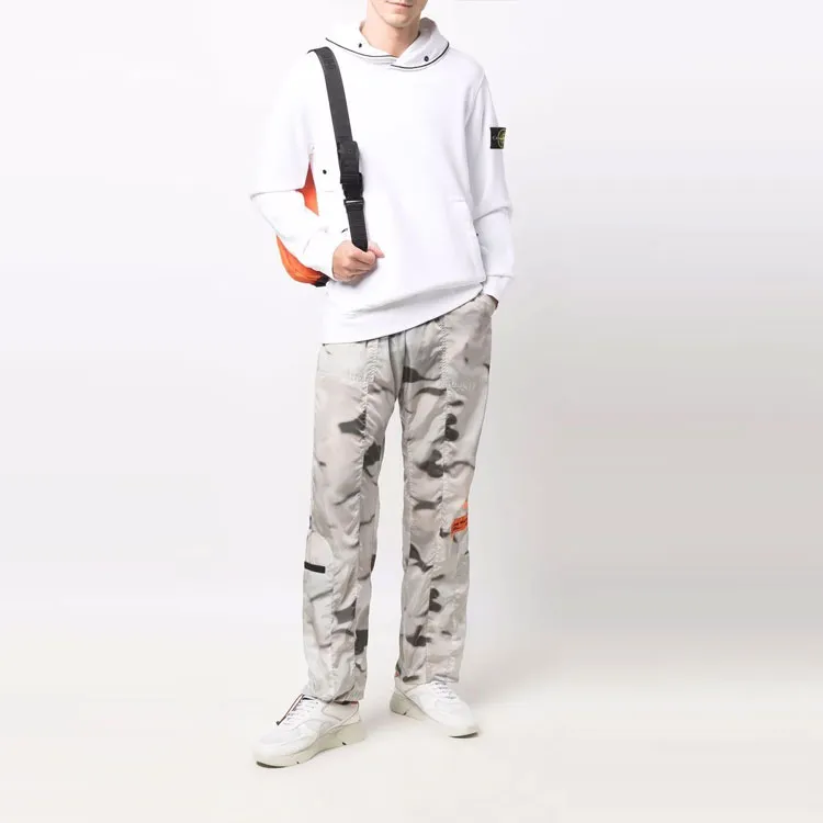 STONE ISLAND Contrast piping Badge Hoodie-2