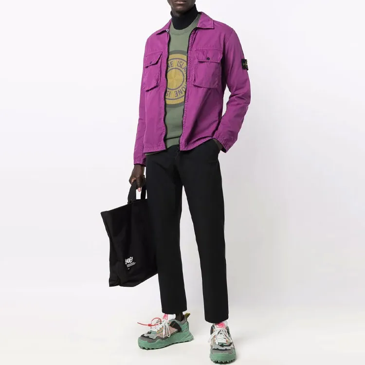 STONE ISLAND Jacket Men's Purple-1