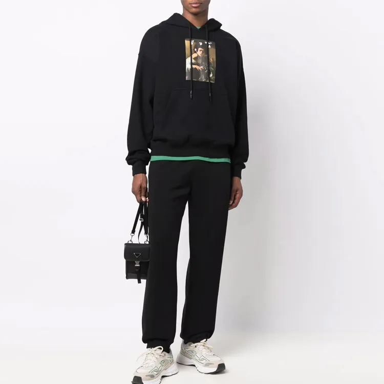 OFF WHITE Caravaggio Boy Bitten By A Lizard Hoodie-1