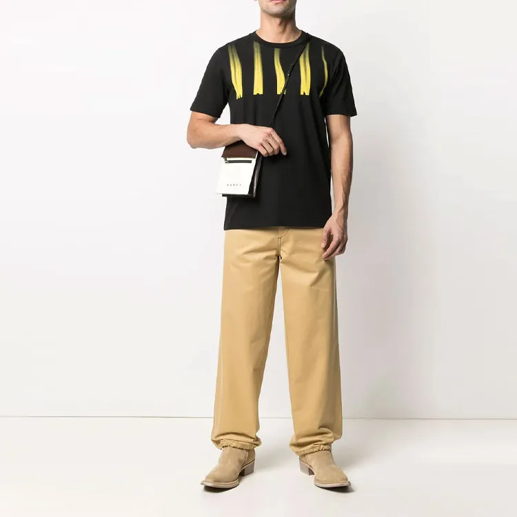 MARNI T-Shirts Men Black-2