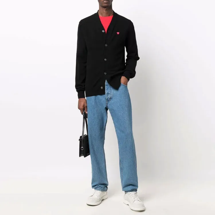 CDG Play Sweaters Men Black-1