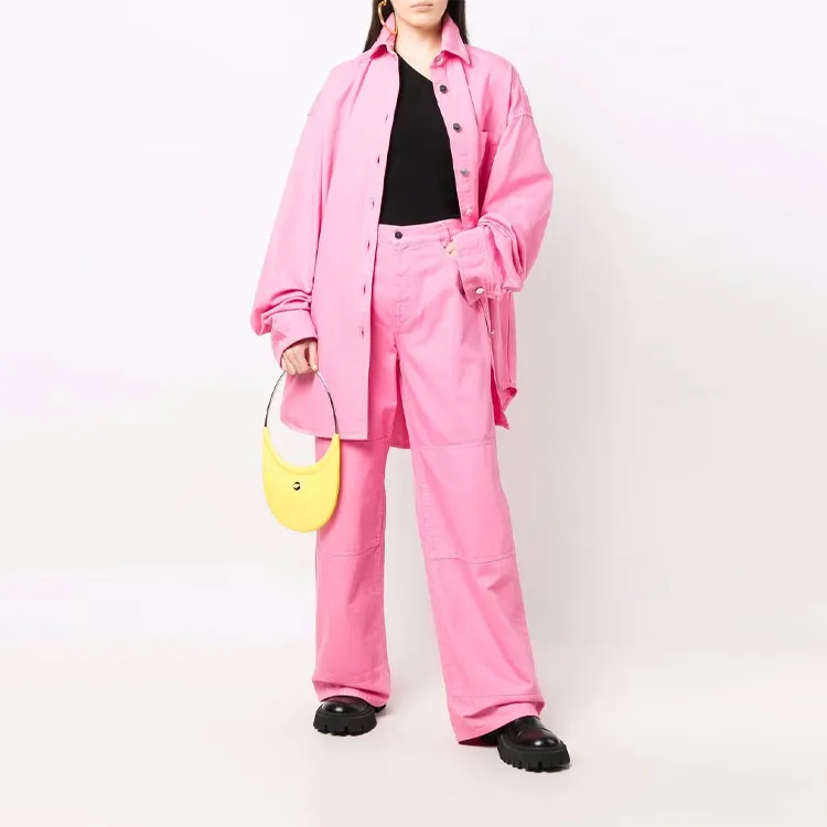 RAF SIMONS Jeans Unisex Pink-1