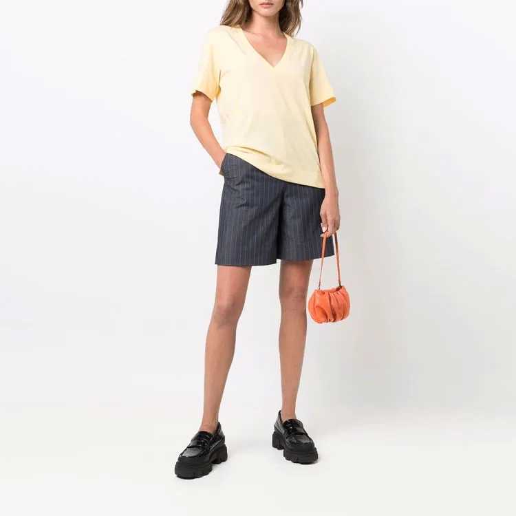 GANNI T-Shirts Women's Yellow-1