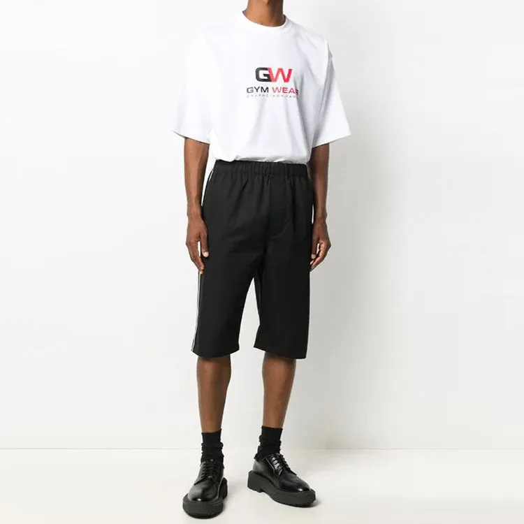 Balenciaga FW21 Casual Shorts Regular Fit Men's Black-1