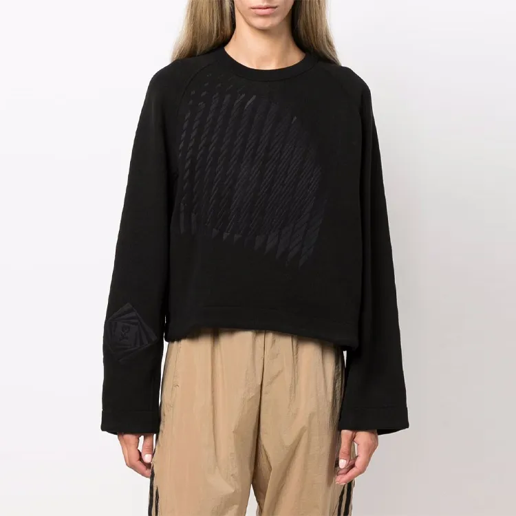Y 3 Sweatshirts Women's Black-1
