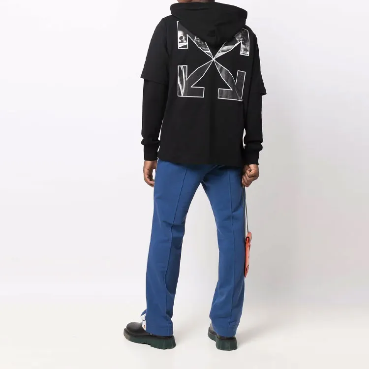 OFF WHITE FW21 Sweatshirts Men Black-2