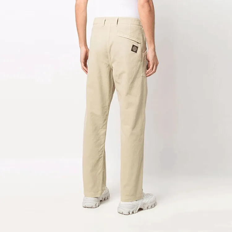 STONE ISLAND Casual Pants Men Khaki-3