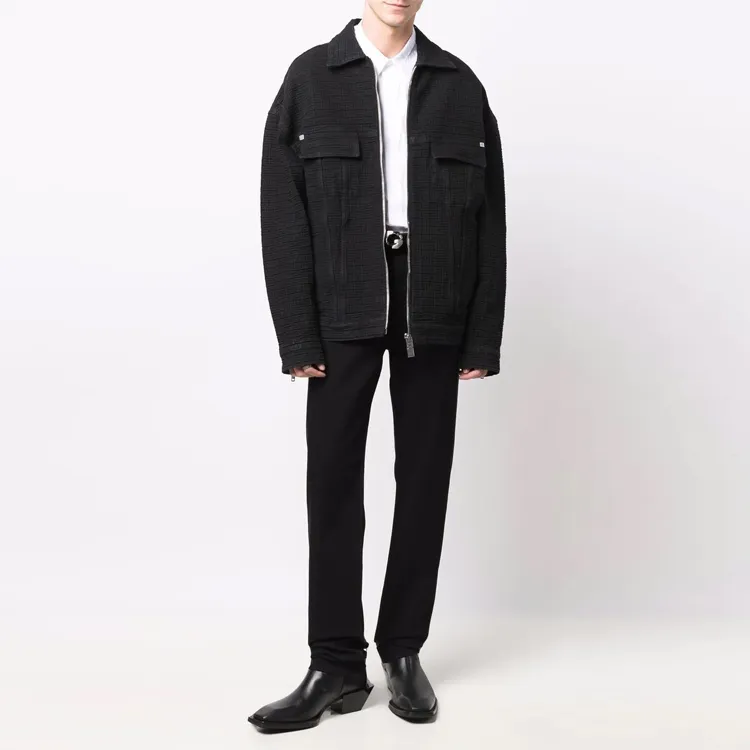 Givenchy Denim Jackets Men Black-1