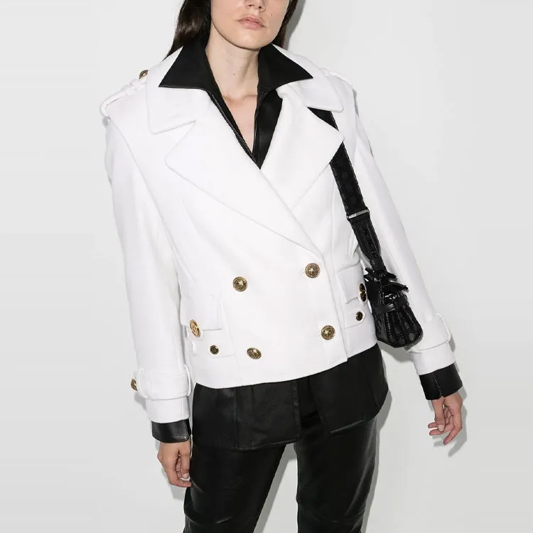 BALMAIN Jackets Women's White-1