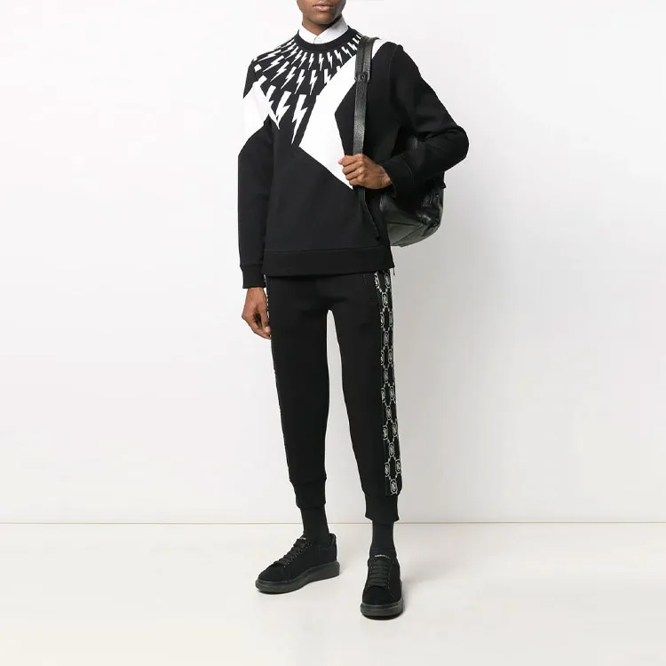 Neil Barrett Knitted Sweatpants Men Black-1