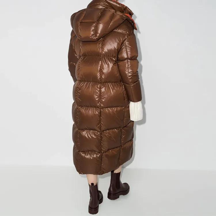 Moncler Parnaiba Series Down Jackets Women's Brown-2