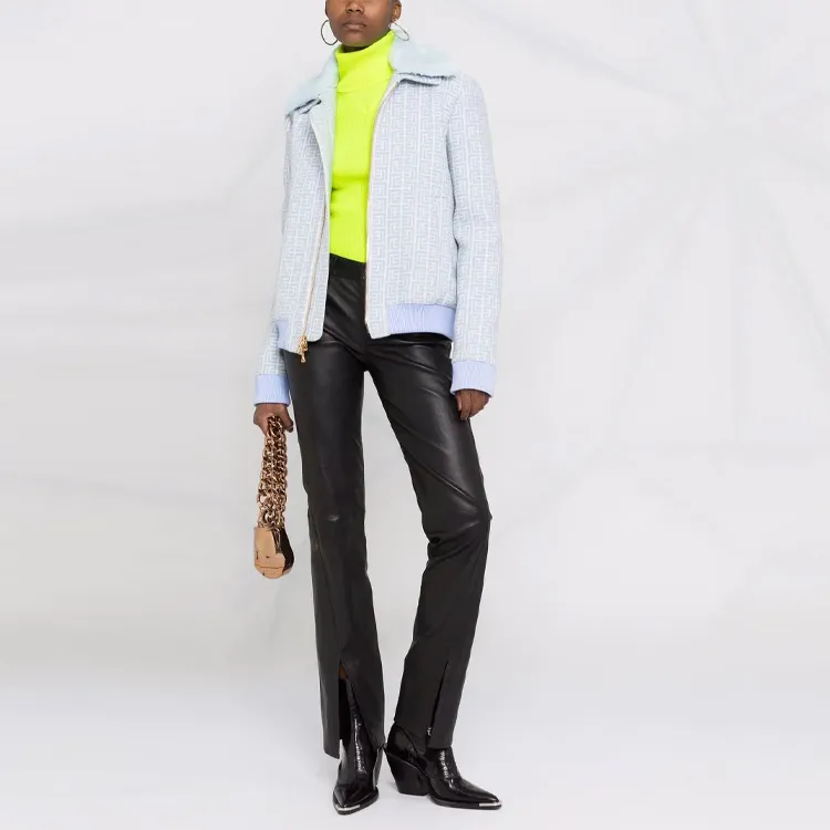 BALMAIN Jackets Women's Blue-1