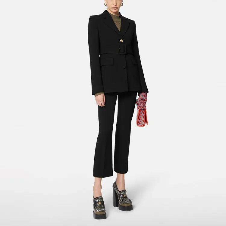 VERSACE Flared Tailored Trousers-1