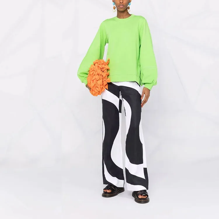 GANNI Sweatshirts Women's Green-1
