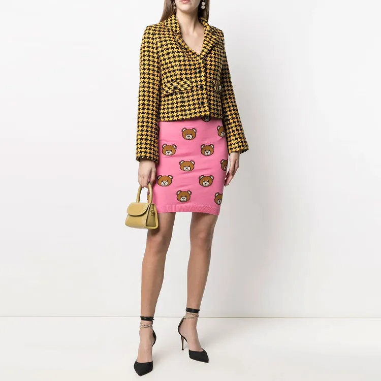 MOSCHINO Casual Short Skirts Women's Pink-1