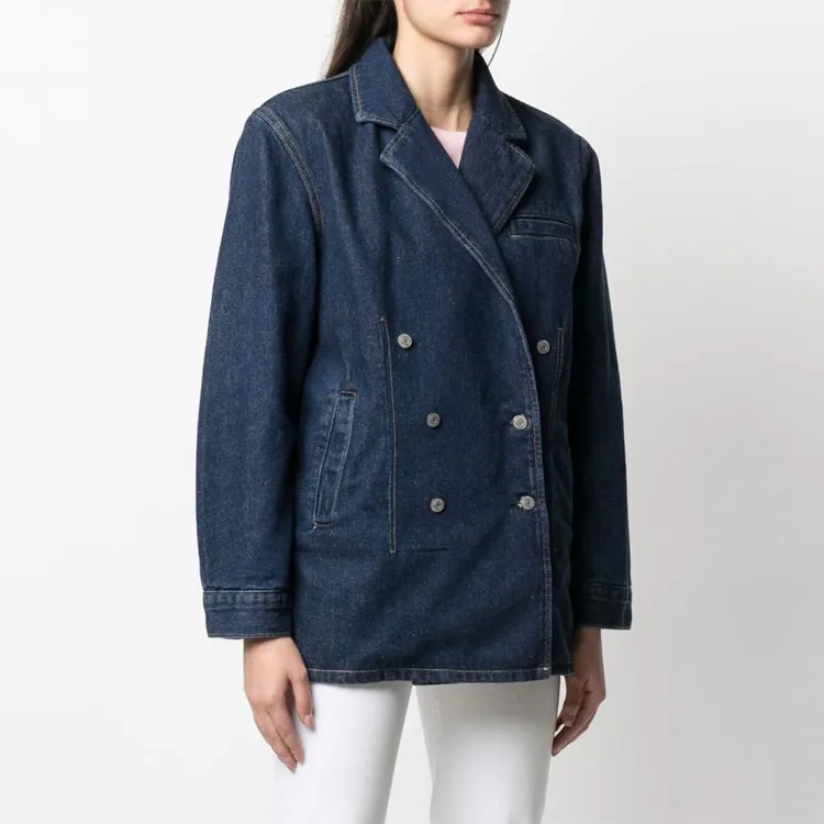 Levis X GANNI Denim Jackets Women's Blue-3